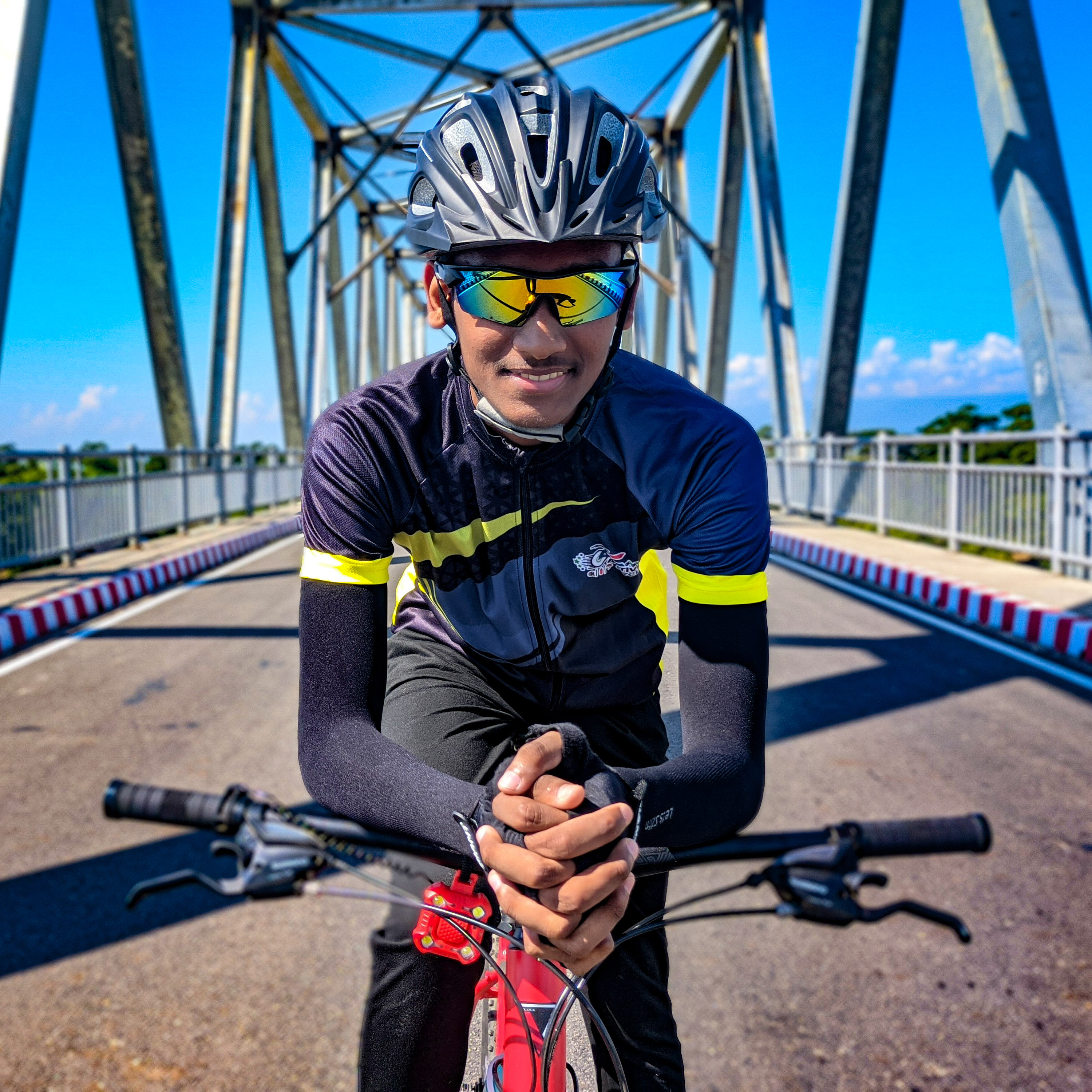 Cyclist Shamvil Rahman