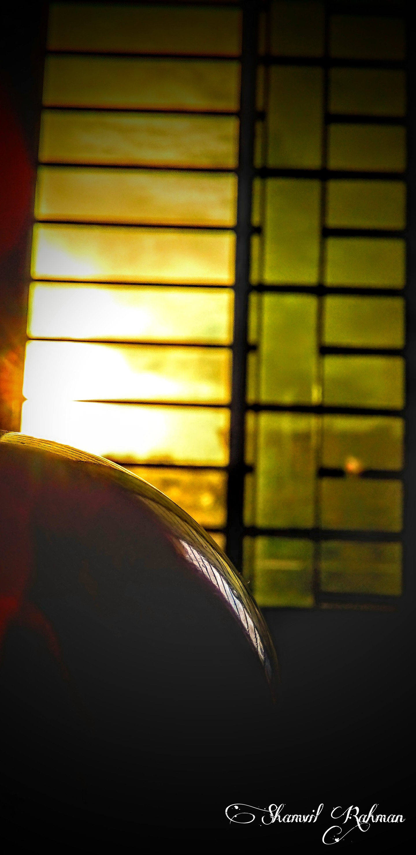 Window at dawn